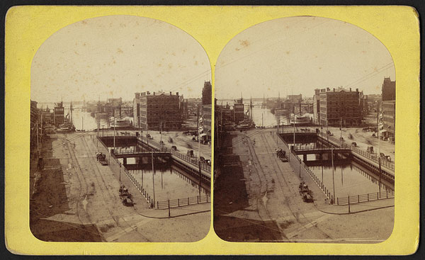 A view of Narragansett Bay from Providence, R.I., 1850-1920