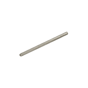 A single, straight metal rod with a cylindrical shape and rounded ends, resembling a component from an automatic oil and grease separator, positioned diagonally on a plain white background.
